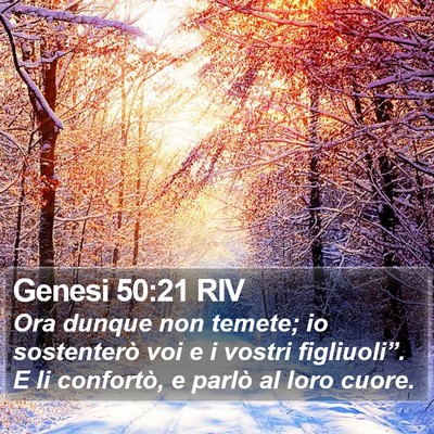 Genesi 50:21 RIV Bible Verse Image