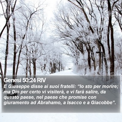 Genesi 50:24 RIV Bible Verse Image