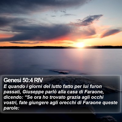 Genesi 50:4 RIV Bible Verse Image