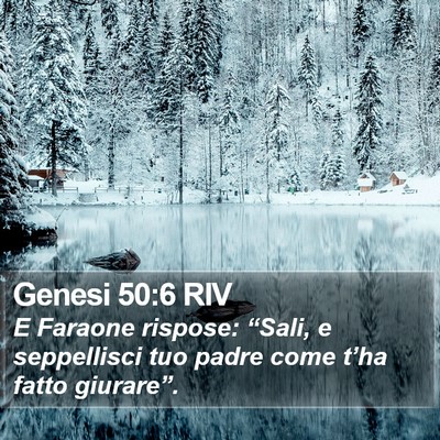 Genesi 50:6 RIV Bible Verse Image