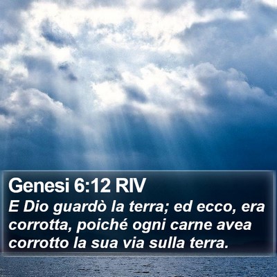 Genesi 6:12 RIV Bible Verse Image