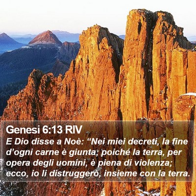 Genesi 6:13 RIV Bible Verse Image