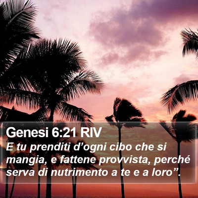 Genesi 6:21 RIV Bible Verse Image
