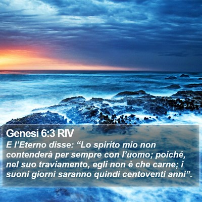 Genesi 6:3 RIV Bible Verse Image