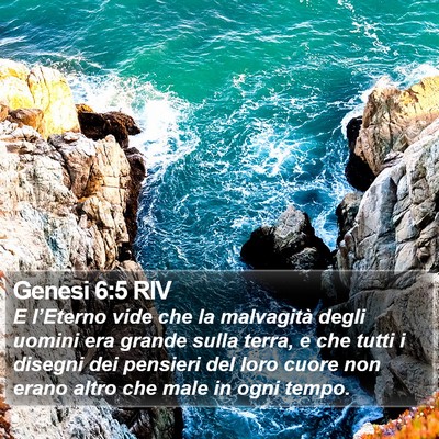Genesi 6:5 RIV Bible Verse Image
