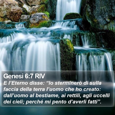 Genesi 6:7 RIV Bible Verse Image