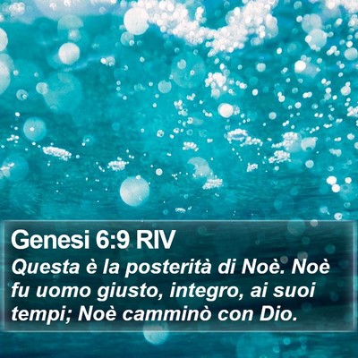 Genesi 6:9 RIV Bible Verse Image