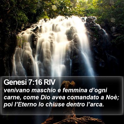 Genesi 7:16 RIV Bible Verse Image