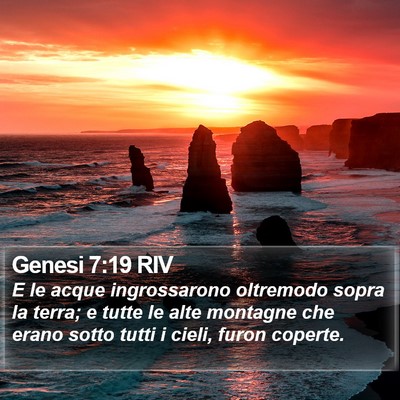 Genesi 7:19 RIV Bible Verse Image