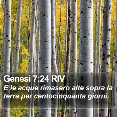 Genesi 7:24 RIV Bible Verse Image