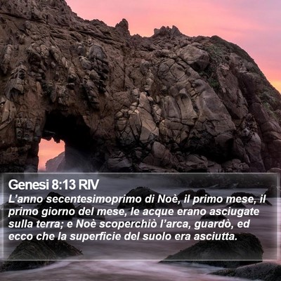 Genesi 8:13 RIV Bible Verse Image