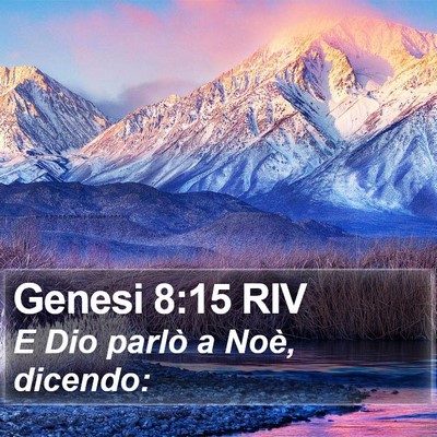 Genesi 8:15 RIV Bible Verse Image