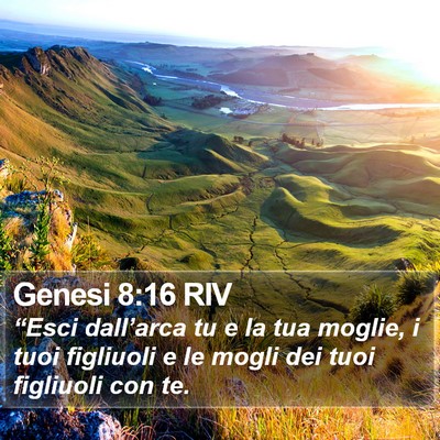 Genesi 8:16 RIV Bible Verse Image