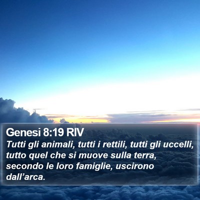 Genesi 8:19 RIV Bible Verse Image
