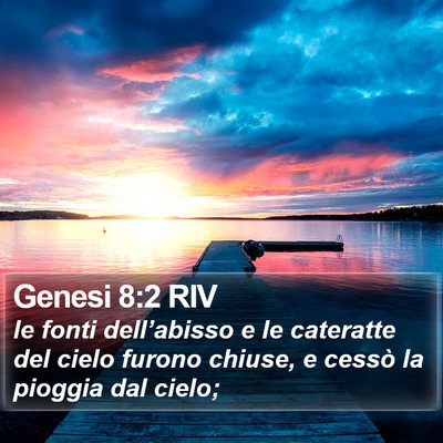Genesi 8:2 RIV Bible Verse Image