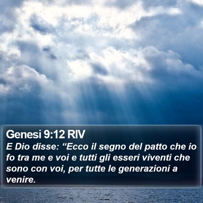 Genesi 9:12 RIV Bible Verse Image