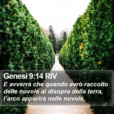 Genesi 9:14 RIV Bible Verse Image