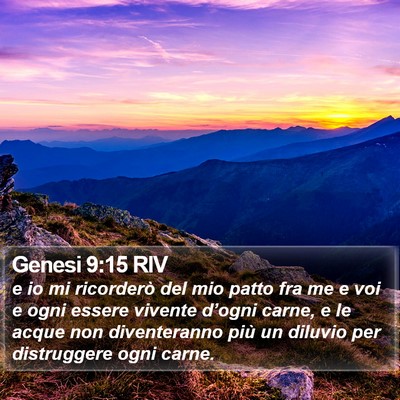 Genesi 9:15 RIV Bible Verse Image