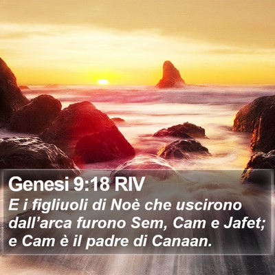 Genesi 9:18 RIV Bible Verse Image