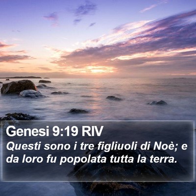 Genesi 9:19 RIV Bible Verse Image
