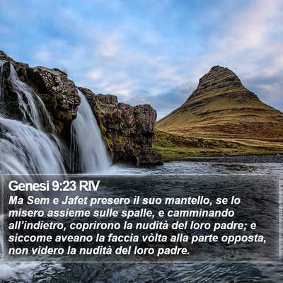 Genesi 9:23 RIV Bible Verse Image