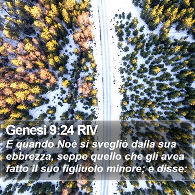 Genesi 9:24 RIV Bible Verse Image