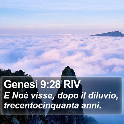 Genesi 9:28 RIV Bible Verse Image