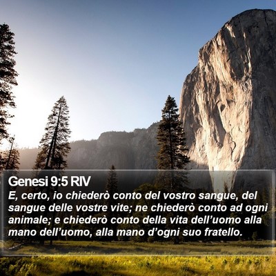 Genesi 9:5 RIV Bible Verse Image
