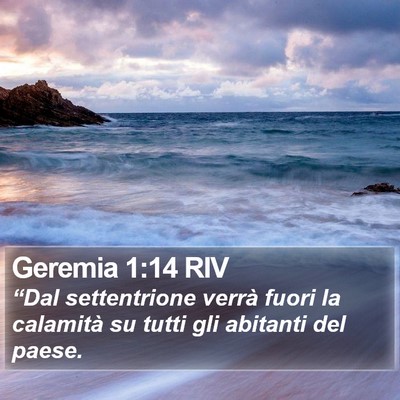 Geremia 1:14 RIV Bible Verse Image