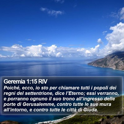 Geremia 1:15 RIV Bible Verse Image