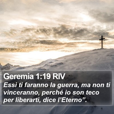 Geremia 1:19 RIV Bible Verse Image