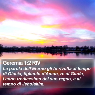 Geremia 1:2 RIV Bible Verse Image