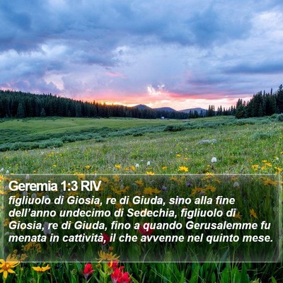 Geremia 1:3 RIV Bible Verse Image