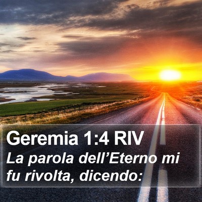 Geremia 1:4 RIV Bible Verse Image