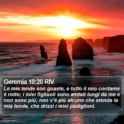 Geremia 10:20 RIV Bible Verse Image