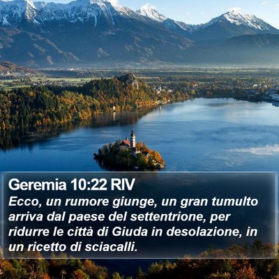 Geremia 10:22 RIV Bible Verse Image