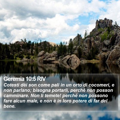 Geremia 10:5 RIV Bible Verse Image