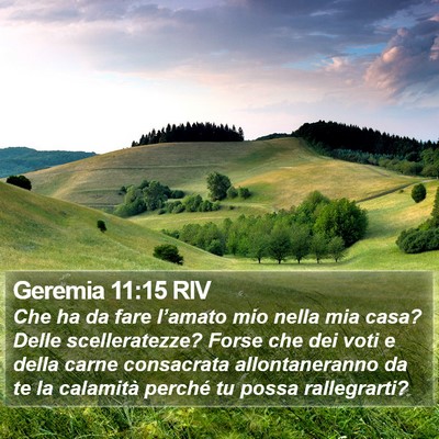Geremia 11:15 RIV Bible Verse Image