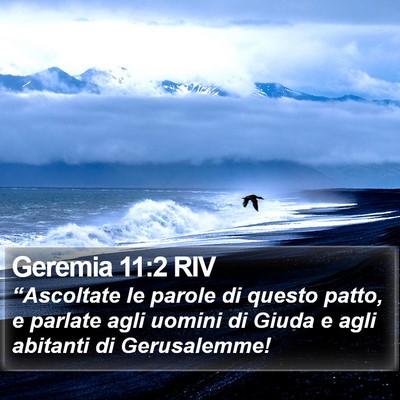 Geremia 11:2 RIV Bible Verse Image
