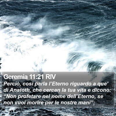 Geremia 11:21 RIV Bible Verse Image
