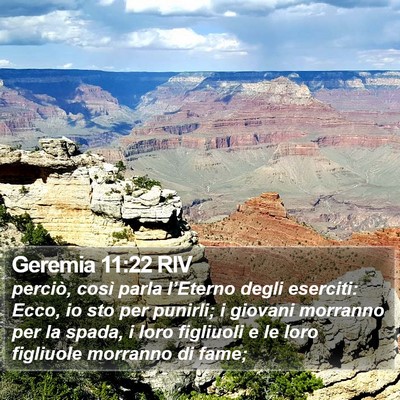 Geremia 11:22 RIV Bible Verse Image