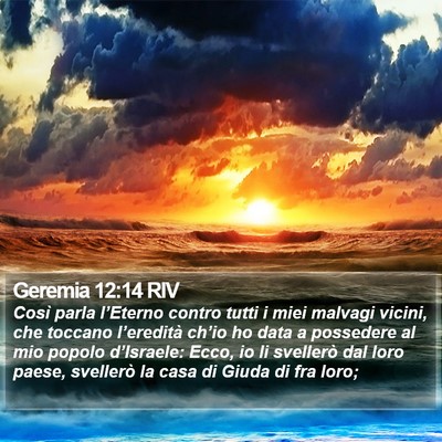Geremia 12:14 RIV Bible Verse Image