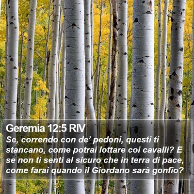 Geremia 12:5 RIV Bible Verse Image