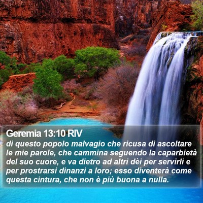 Geremia 13:10 RIV Bible Verse Image