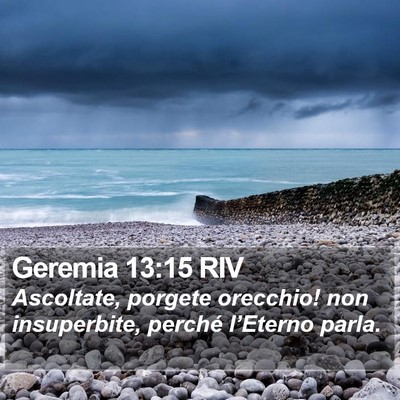 Geremia 13:15 RIV Bible Verse Image