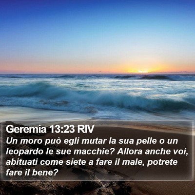 Geremia 13:23 RIV Bible Verse Image