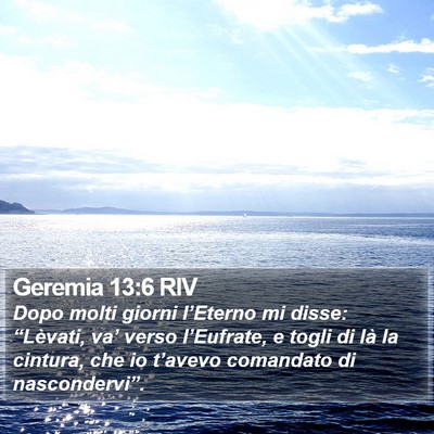 Geremia 13:6 RIV Bible Verse Image