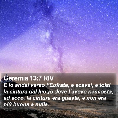 Geremia 13:7 RIV Bible Verse Image