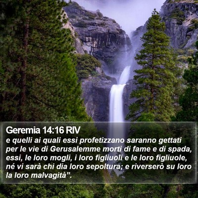 Geremia 14:16 RIV Bible Verse Image