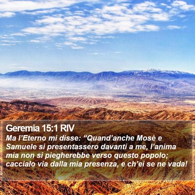 Geremia 15:1 RIV Bible Verse Image